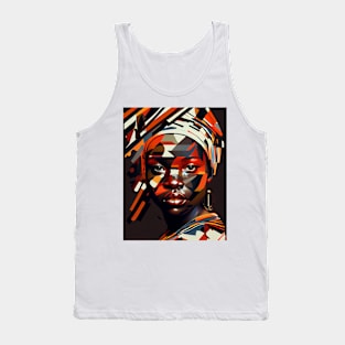 Modern woman in pop-art style Tank Top